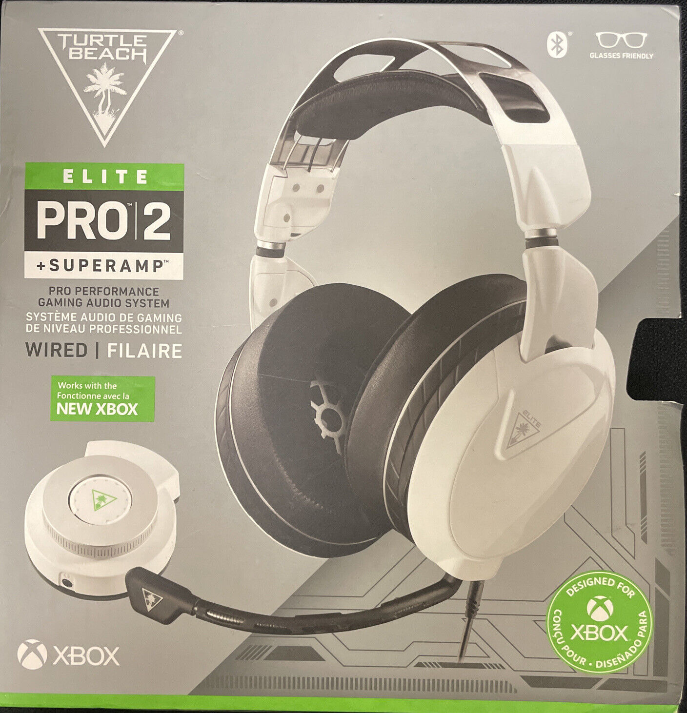 Turtle Beach Elite Pro 2 White Headband Gaming Headset for Xbox 