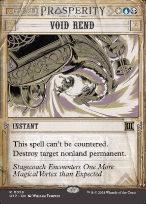 MTG Magic the Gathering Void Rend (59/87) Breaking News LP