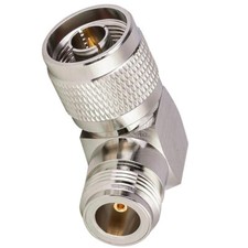 1Pcs N male plug to N female jack right angle 90  L Type RF adapter connector