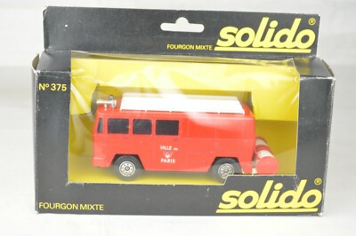 Solido France #375 ''Paris'' Berliet GAK17 Forgon Mixte 1:50 Scale 1978 Mint/Box