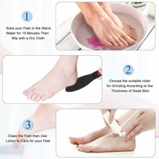 Electric Foot File Grinder Dead Hard Skin Callus Remover Feet Pedicure Tool Set* - Additional Image 1