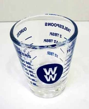 Weight Watchers WW Mini Measuring Cup Shot Glass  Brand New