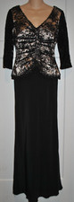 Montage by Mon Cheri Mother Of The Bride Lace Dress Sz 8 Excellent