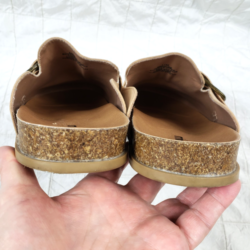 Makalu California Womens Size 11 M Emmaline Boston Mules Clogs Tan Faux Suede - Picture 9 of 13