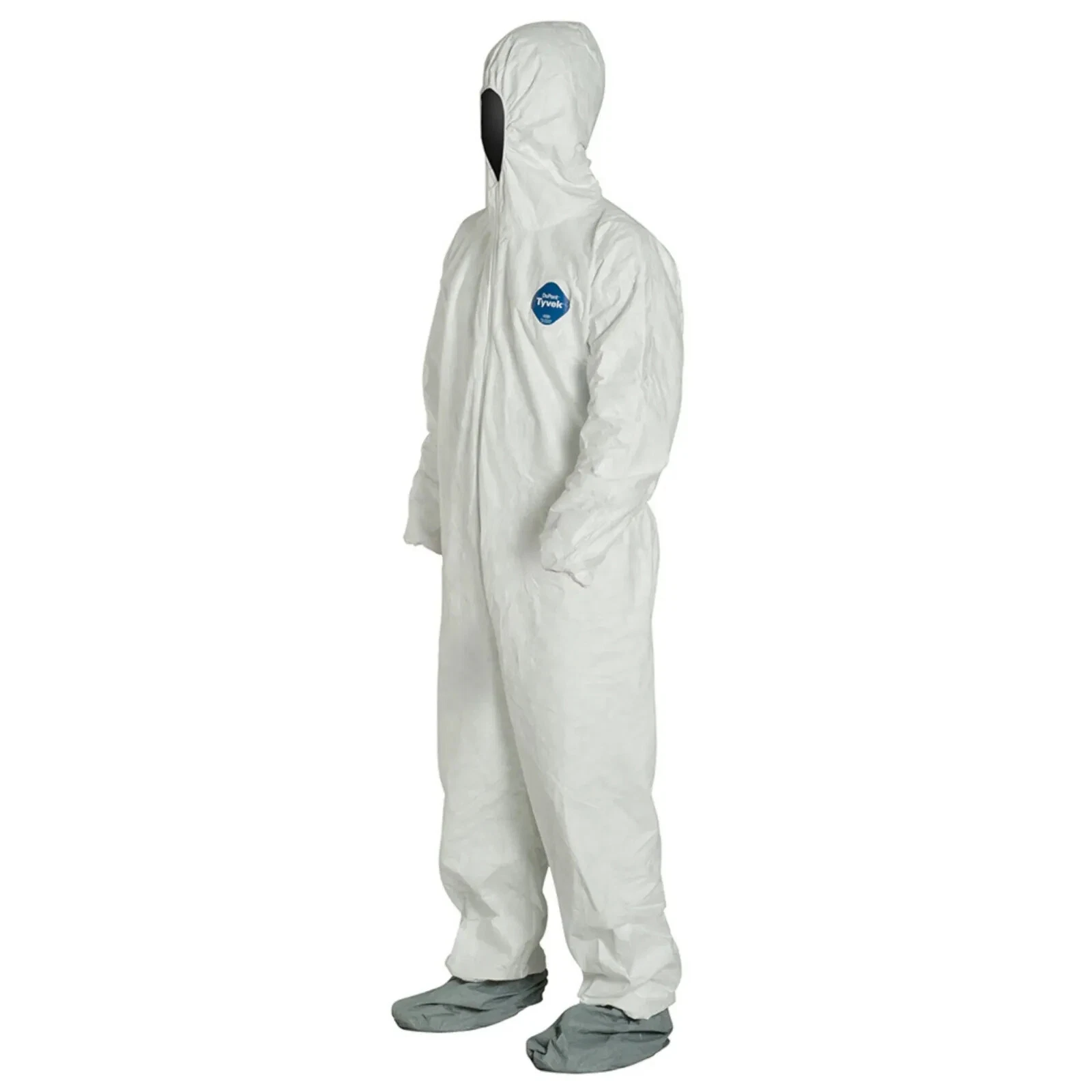 Dupont Disposable Tyvek Protective Coverall Clean Paint Bunny Suit Hood & Boots image 2