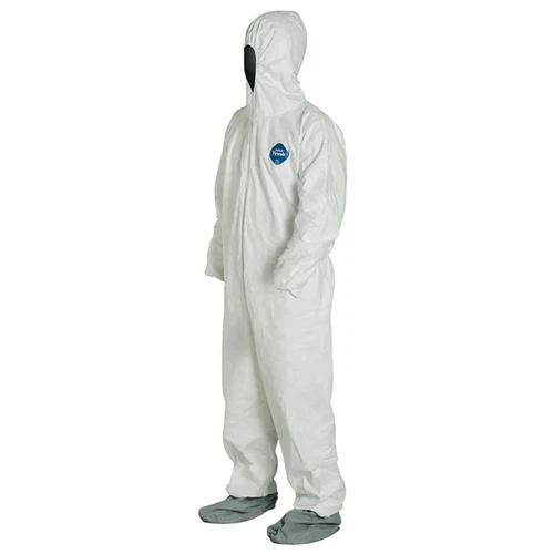 Dupont Disposable Tyvek Protective Coverall Clean Paint Bunny Suit Hood & Boots image 2