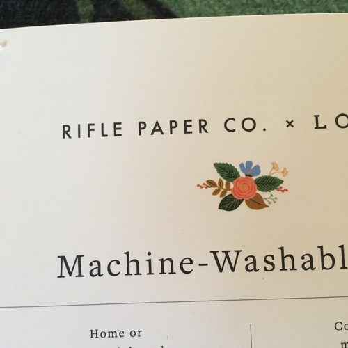 Rifle Paper Co. x Loloi Freya Machine Washable Runner Rug 2’x5’ NWT - Picture 2 of 7