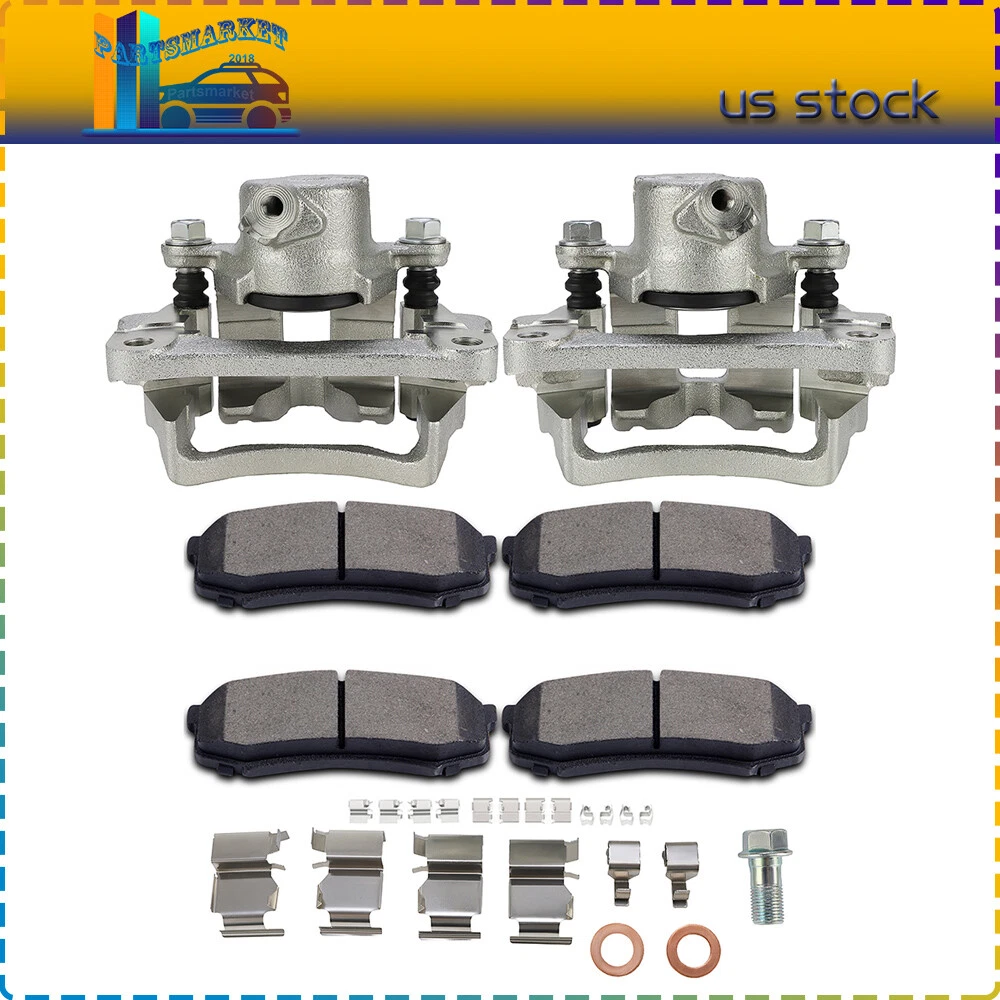 PMT2018 Rear Brake Calipers & Ceramic Pads Kit