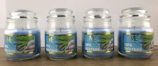 Box of 4 ME Modern Expressions Spa Waters 3oz Scented Candles, New S1
