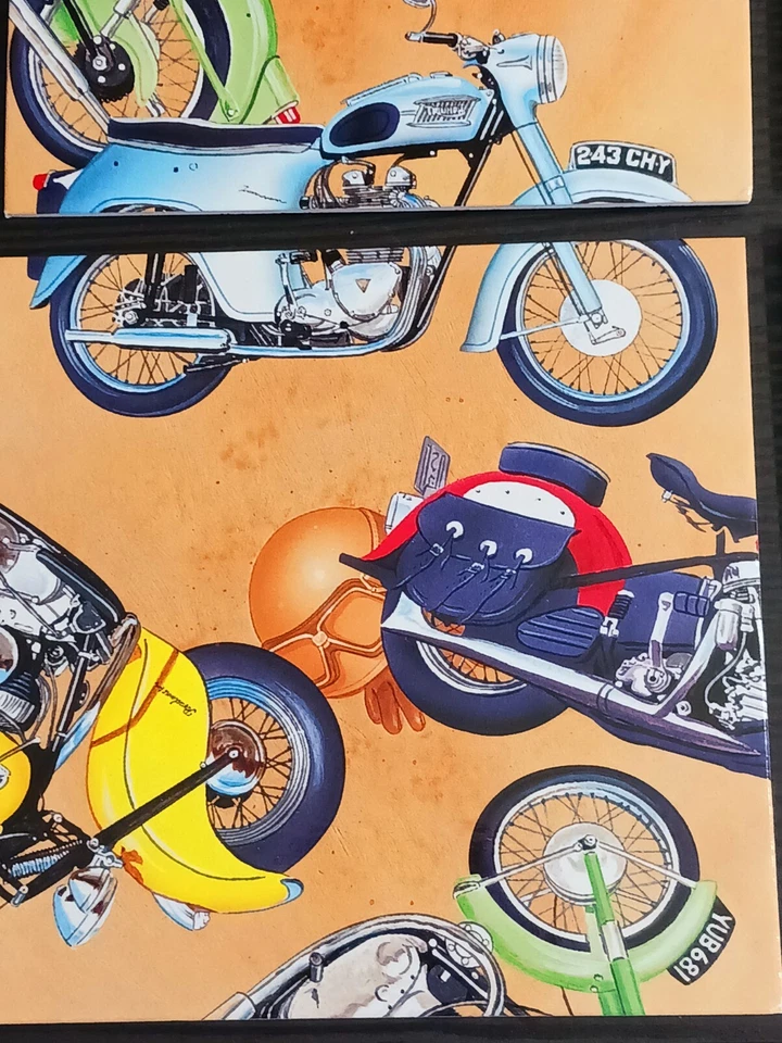 Scramble Squares MOTOCICLETAS CLÁSICAS Puzzle Scrambler Juego Rompecabezas Foto 4 de 4