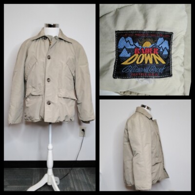 Doudoune Vintage Eddie Bauer Blizzard Proof Années 50/60 – Beige Taille L