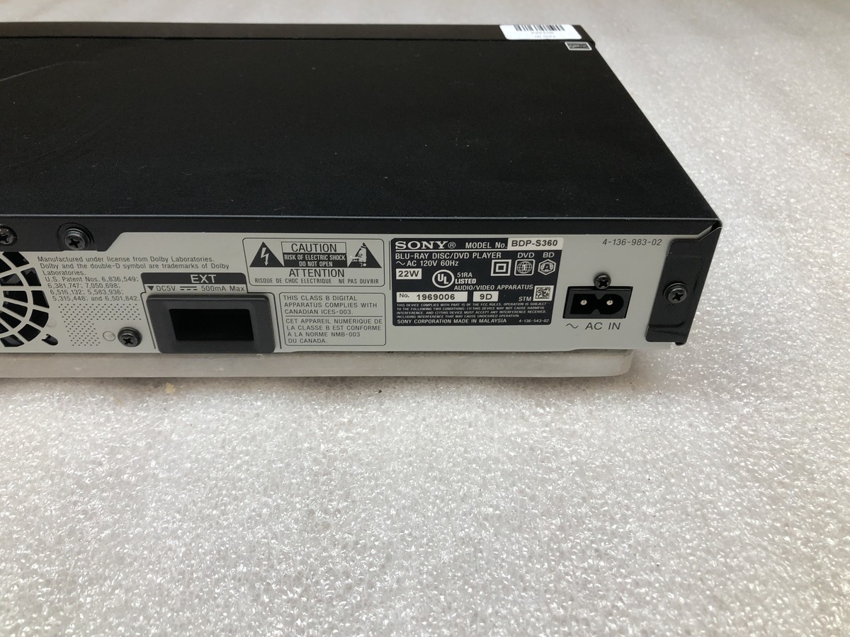 Sony BDP-S360 Blu-Ray Player for sale online | eBay