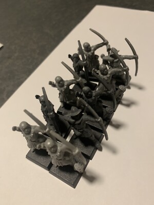 Bowmen Peasant x10 Warhammer Fantasy Bretonnian Archer Bretonnia Unpainted Lot10