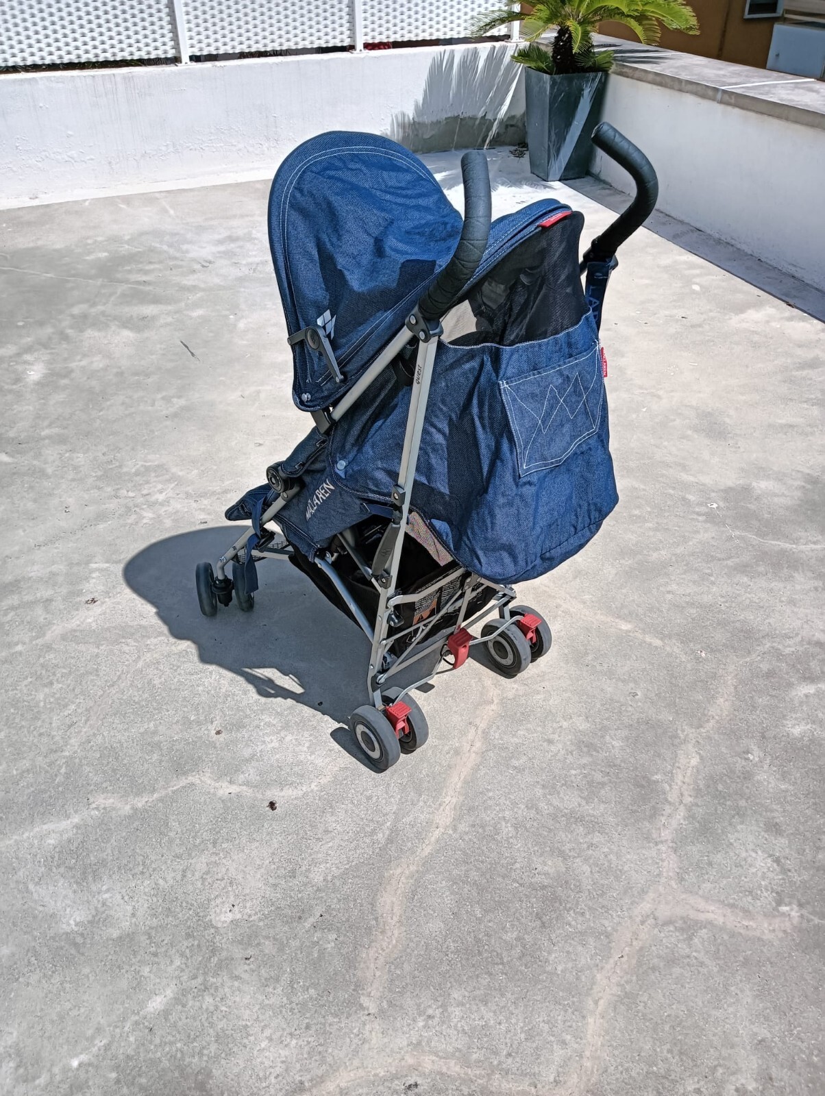 Maclaren Triumph Blu - Passeggino Leggero Usato foto 6