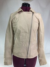 Athleta Salt Flat Jacket X-SMALL Pink 594930 Moto Zipper