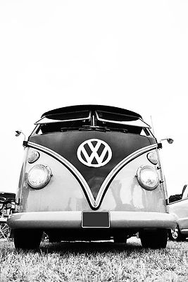 Superb Classic Vw Campervan Canvas 141 Wooden Canvas Wall Art Pictures Ebay