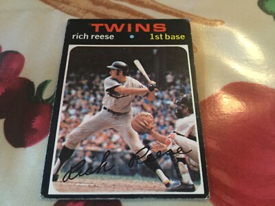 Cards Rich Rteese 1971 Topps Rich Reese Baseball Card Minnesota Twins #348 | eBay