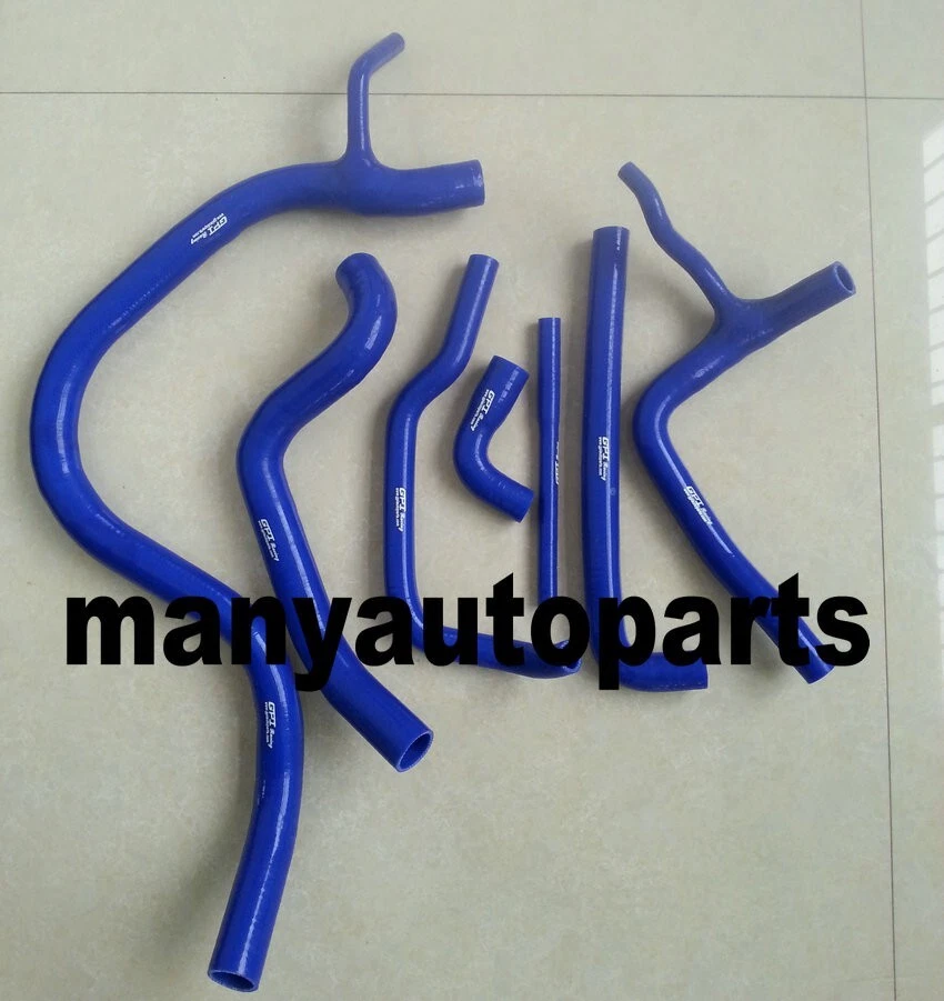 Red silicone radiator heater hose for SAAB 900 16V 1986-1993 1987 1988 1989 1990 - Image 2 of 4