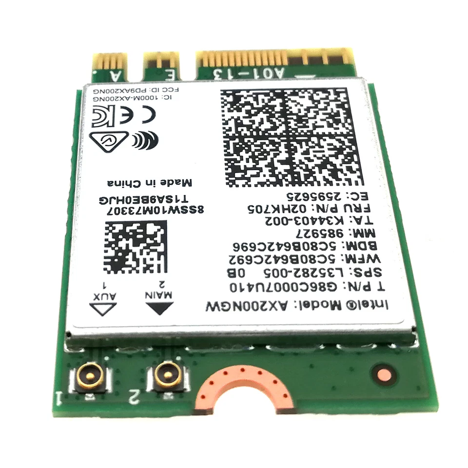 AX200 M.2 Wireless Network Card WiFi 6 Bluetooth 5 PC NGFF 5GHz 2.4Gbps 802.11ax - Image 3 of 4