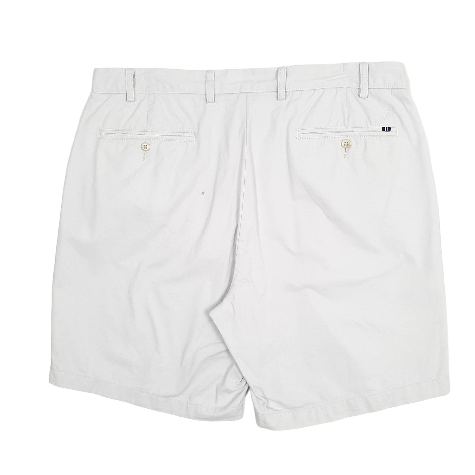NAUTICA Deck Grey Chino Cotton Shorts Mens W42 image 2