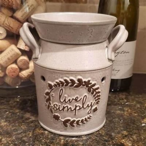 NEW Scentsy LIVE SIMPLY Full Size Electric Wax Warmer Farmhouse Cottage Design