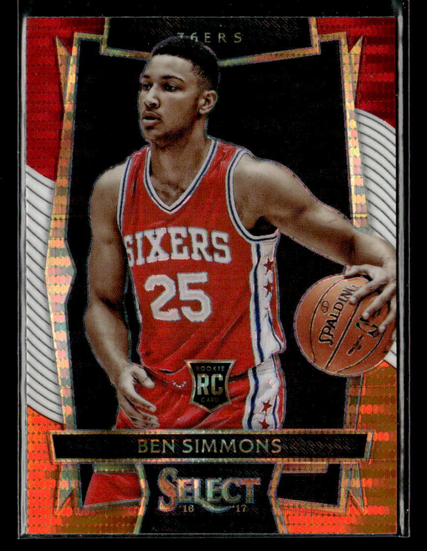 Ben Simmons 2016-17 Panini Select #60 Tri-Color Prizms Philadelphia 76ers