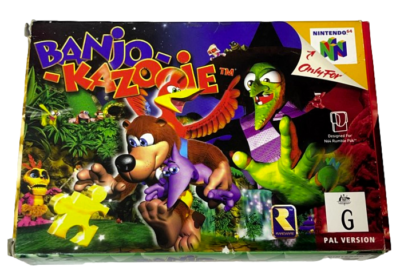 kazoo Banjo-Kazooie Nintendo 64 N64 Boxed PAL *Complete* | eBay