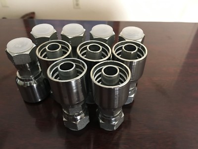  10643-10-10 Style Hydraulic Fitting. 10 (PK) 5/8 Hose x 5/8 Female JIC Swivel