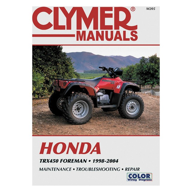 For Honda Foreman 450 02-04 Clymer Honda TRX450 Foreman 1998-2004