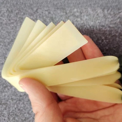 5/10pc Heavy Pull 1.5MM Bow Fishing Slingshot Replacement Latex Flat Rubber Band - Picture 3 of 7