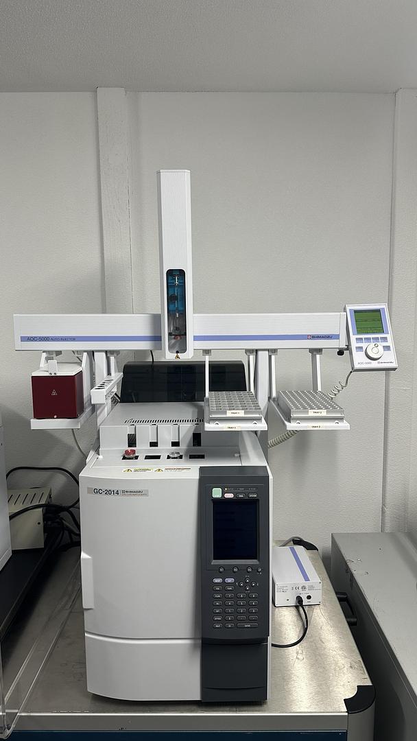 Shimadzu GC-2014 with AOC-5000 Autosampler | eBay