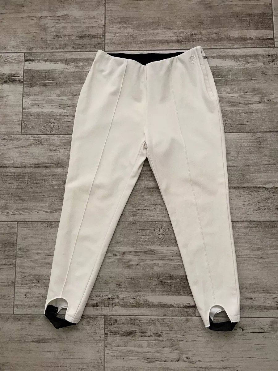 Womens Bogner Elaine Stretch Ski Pants White/Cream Size L / US 12 / EU 42