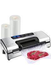 Precision Vacuum Sealer Machine,Pro Food Sealer with Built-In Cutter and Bag Sto