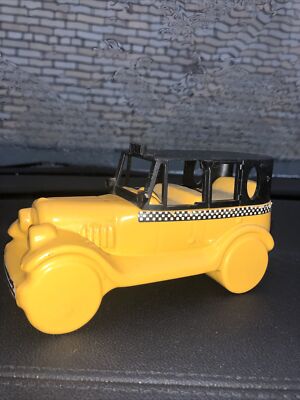 Vintage Avon Cologne Aftershave Perfume Classic Sports Car Yellow Taxi Cab  Truck