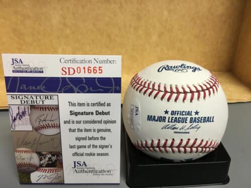 STEVEN STEVE MATZ NEW YORK METS 50TH SIGNATURE DEBUT M.L. SIGNED BASEBALL JSA SD - Picture 2 of 3