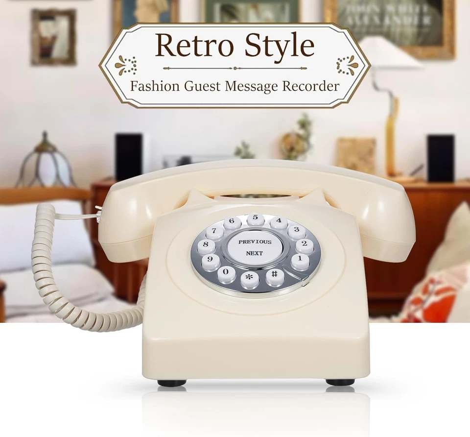 Audio Guest Book Retro Audio Message Record Wedding Phone Customized with Voice - image 4 of 4