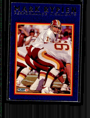 1992 Fleer Mark Rypien Performance Highlights Mark Rypien #13