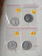 1927,  5 Lire argento Italia Vittorio Emanuele III "Aquiletta" Nr. 4 Monete