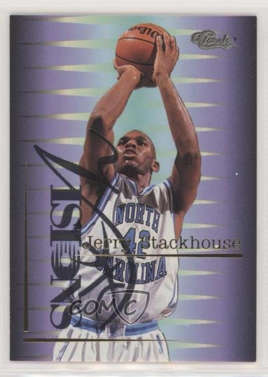 1995 Classic Visions Jerry Stackhouse #3 Rookie RC 0q3