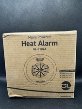 GL-P102A heat alarm - mains and battery powered - brand new