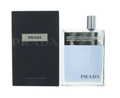 Prada Amber Pour Homme 3.3 oz EDT Spray Mens Cologne 100 ml NIB