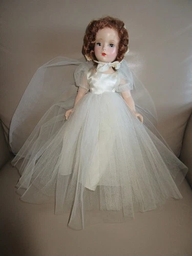 1954 Alexander Wendy Bride Doll w Margaret Face #1552  15", All Original w Tag