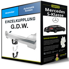 Abnehmbare Anh&auml;ngerkupplung f&uuml;r MERCEDES S-Klasse 13- Typ W222 Stufenheck G.D.W.