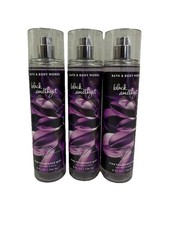 Bath Body Works Black Amethyst Fine Fragrance Mist Body Spray Set Of 3 New
