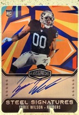 2023 Panini Plates & Patches - Tyree Wilson Auto 5/5 - Steel RC Flash Grafitti