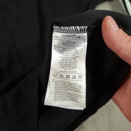 Adidas Sweatshirt Dress Womens UK 14 Black 3 Stripe Quarter Zip Casual - Picture 6 of 12