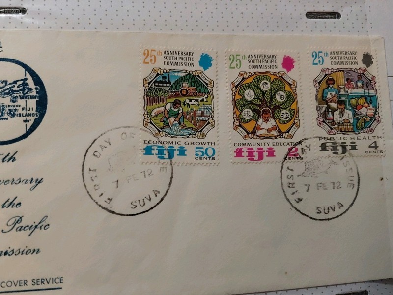 **First Day Cover/Fiji, Feb 7, 1972.**25th Annvsry of  South Pacific Commission*