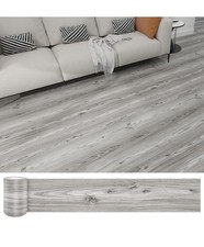 Lareko 54 Sq.Ft,Wood Peel and Stick Floor Tiles,36 Pack Grey Vinyl Flooring Gray