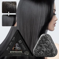 Black Ganoderma Lucidum and Polygonum Multiflorum Shampoo Soap/