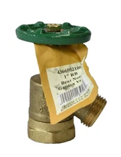 Smith Cooper 170 Series Brass Bent Nose Garden Valve Handwheel 1" NPT Female